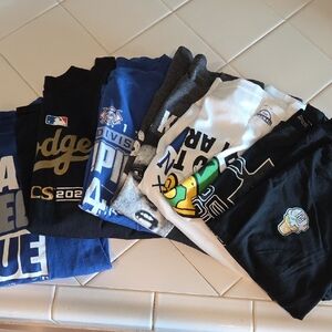 Kids Short Sleeve Graphic Tees - Blue, Gray, Black